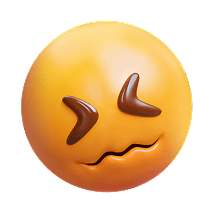 Emoji fazendo cara de dor
