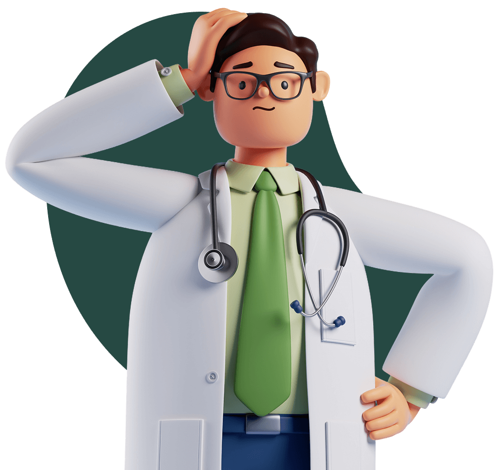 Ilustração de um médico